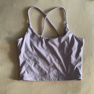 Lavender Cropped Tank Top